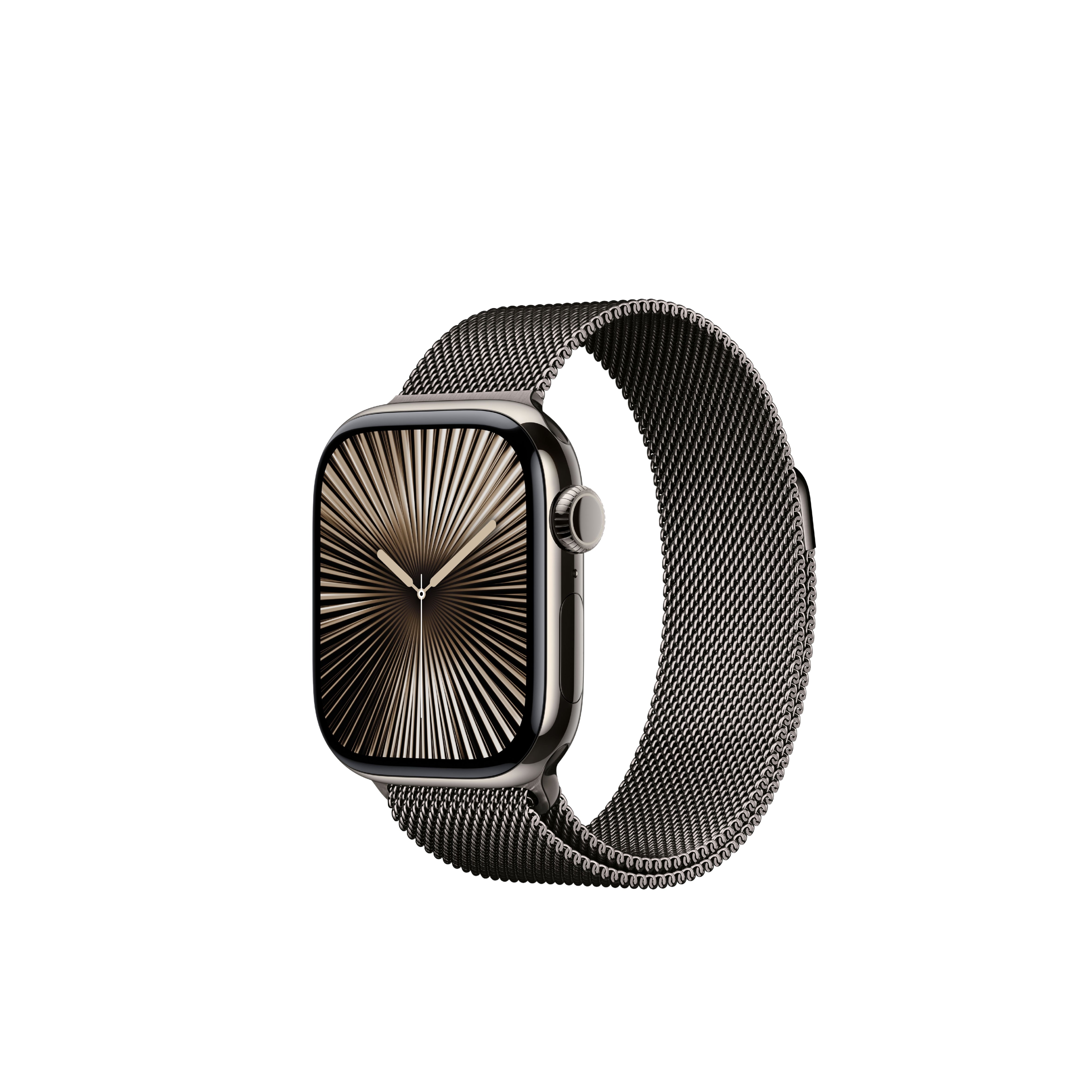 Apple Watch Series 10 46mm Titanium Case Milanese Loop