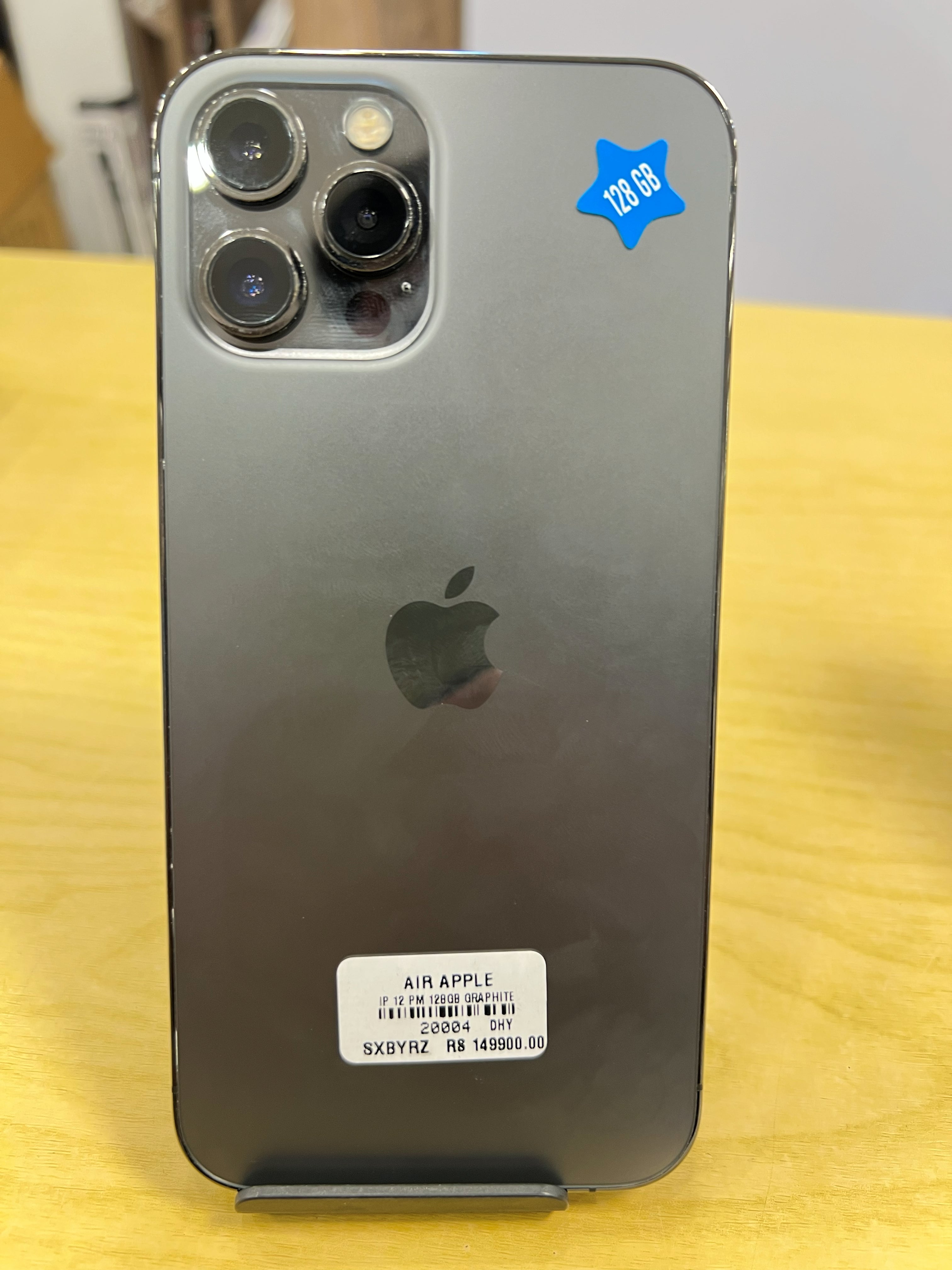 pre-owned iphone 12pro max graphite 128GB/ 351330881873943