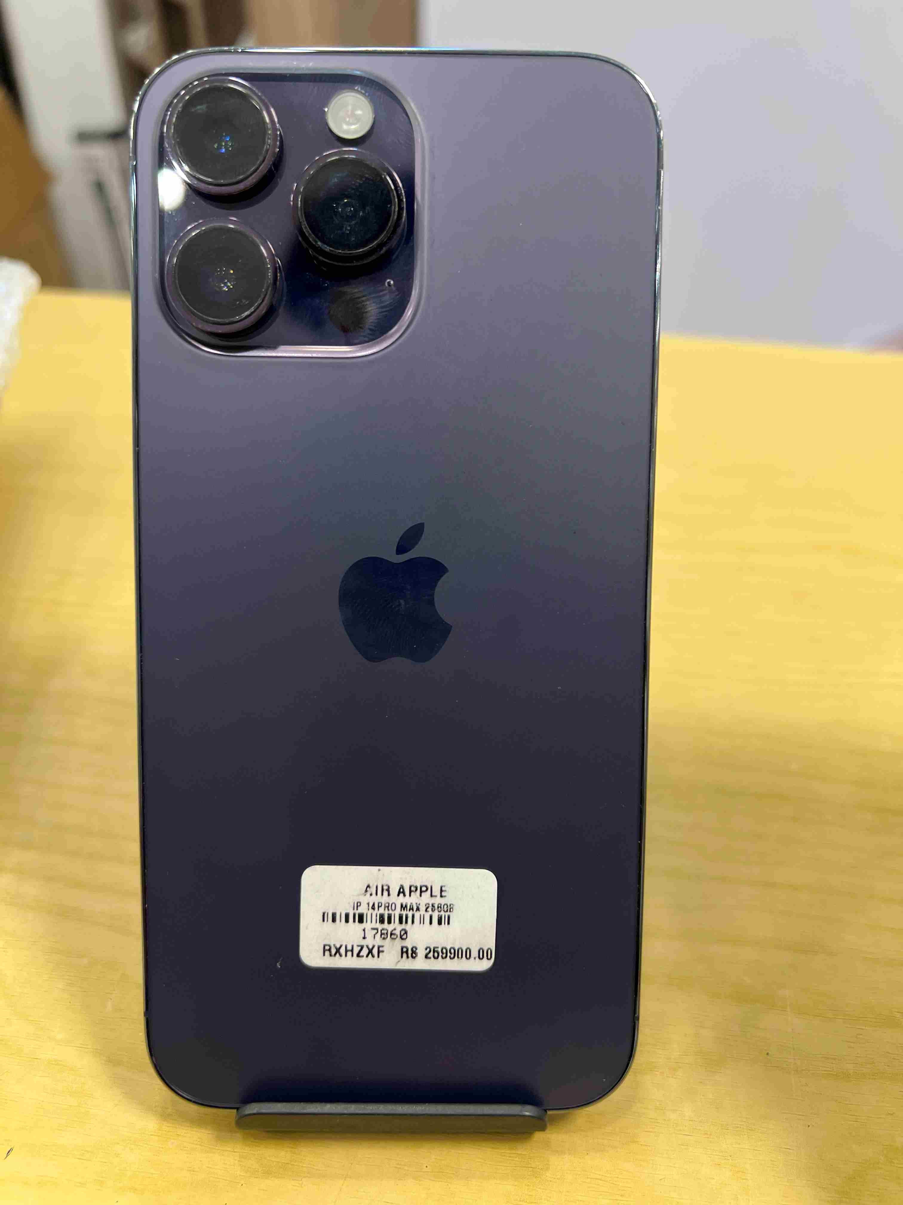 pre-owned iphone 14pro max purple 256GB/ 351643930547163