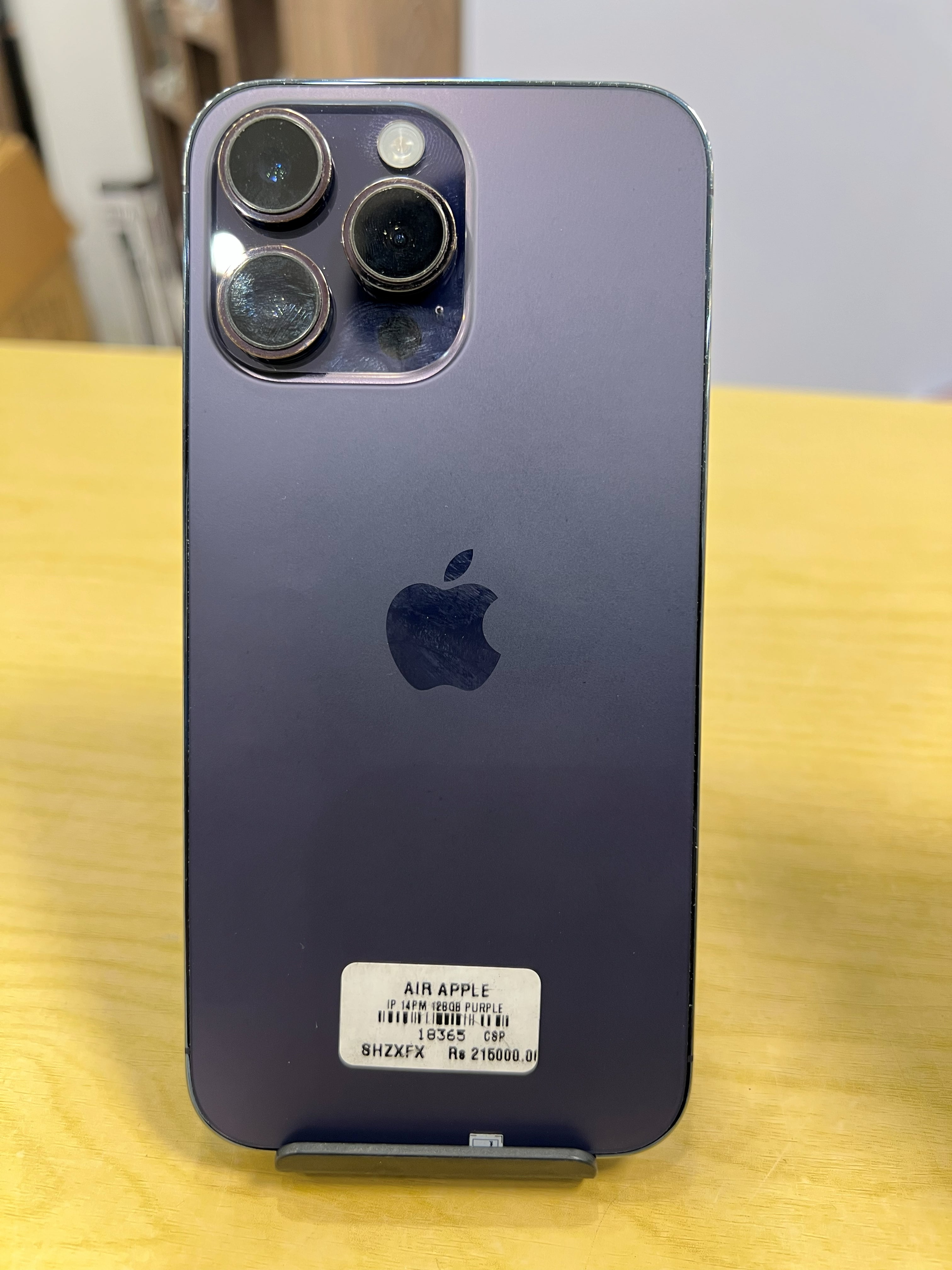 pre-owned iphone 14pro max purple 128GB/ 358057910678067
