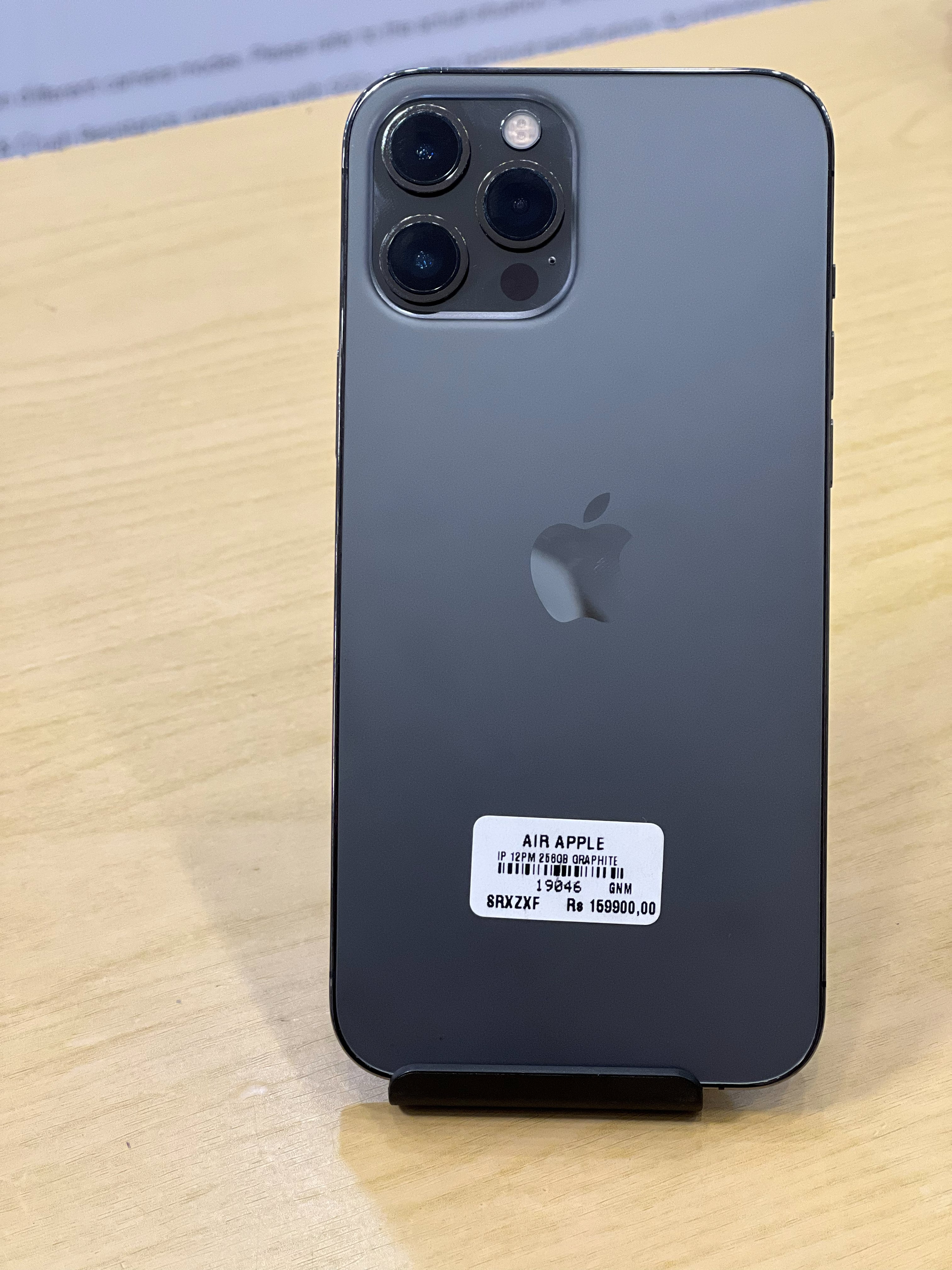 pre-owned IP 12PROMAX 256GB graphite /356725115308795