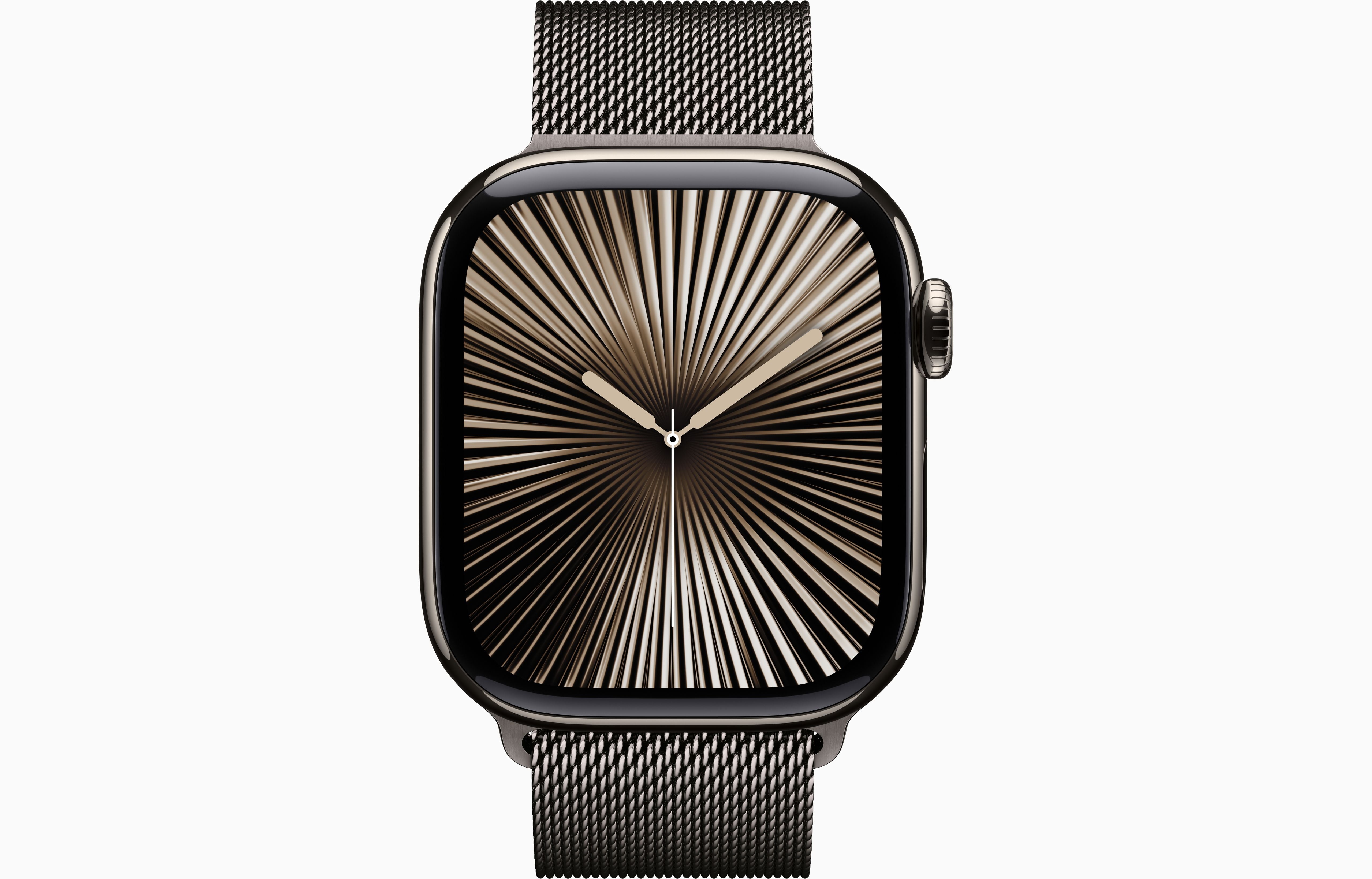 Apple Watch Series 10 42mm Titanium Case Milanese Loop