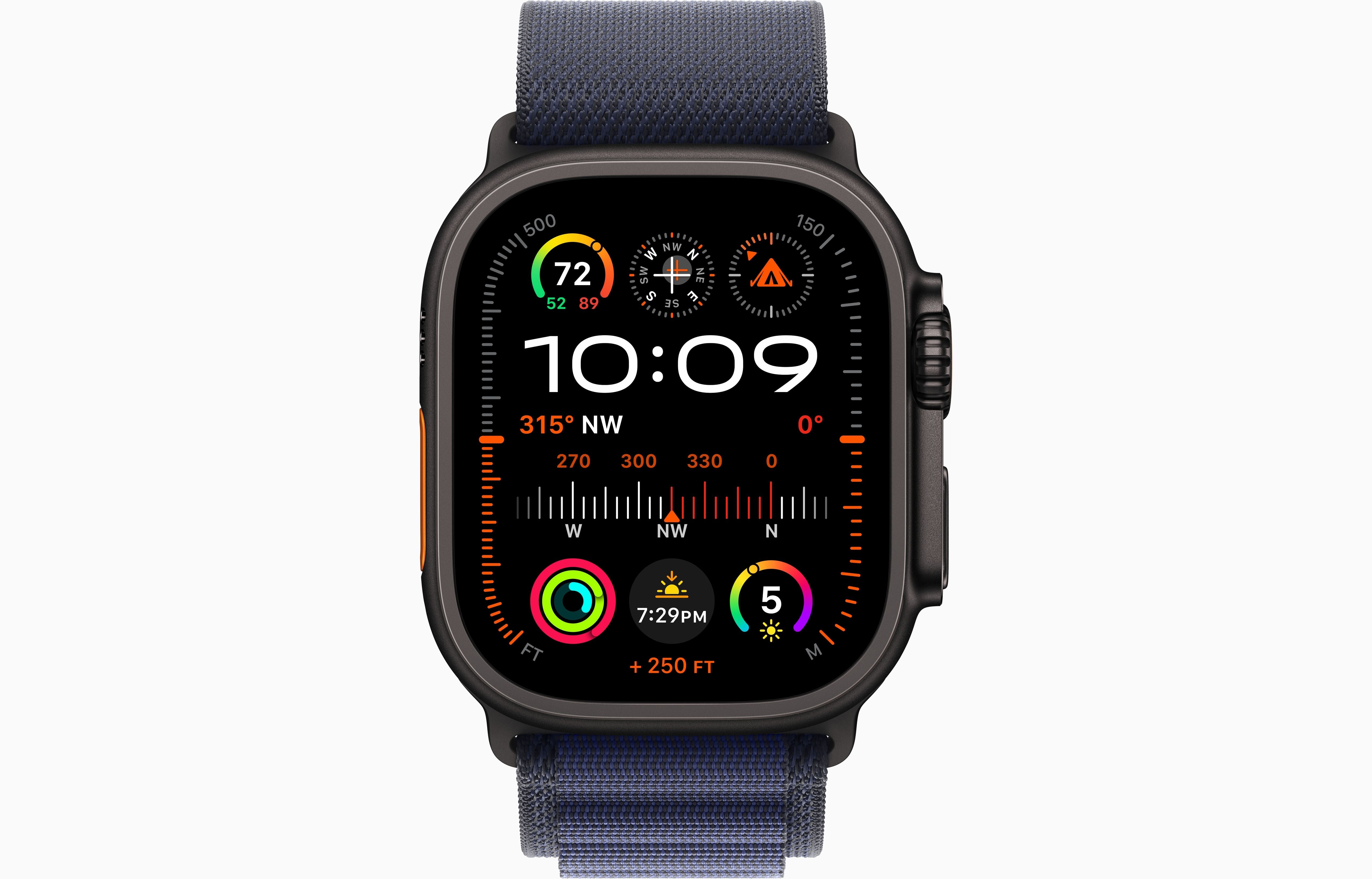 Apple Watch Ultra 2 Black Titanium Case Alpine Loop
