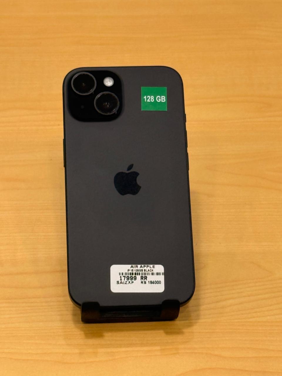 Pre-Owned iPhone 15 Black - 128GB