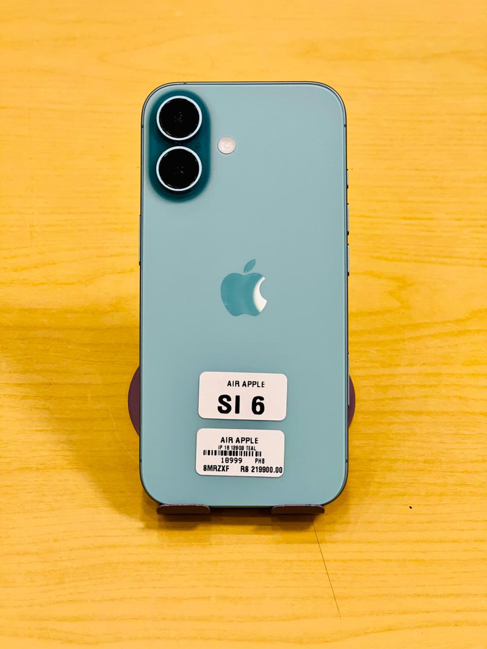 Pre-Owned iPhone 16 Teal - 128GB