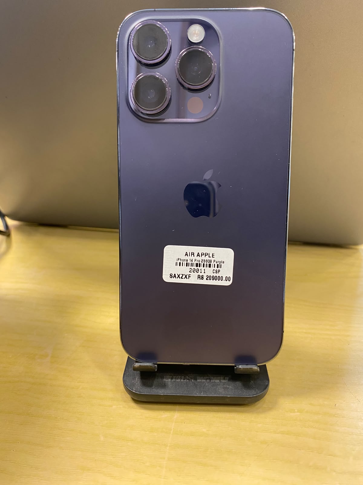 pre-owned iphone 14 pro 256GB purple/ 357588201014860