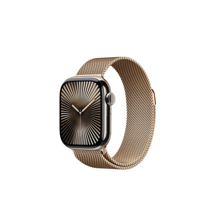 Apple Watch Series 10 46mm Titanium Case Milanese Loop