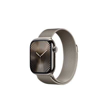Apple Watch Series 10 46mm Titanium Case Milanese Loop