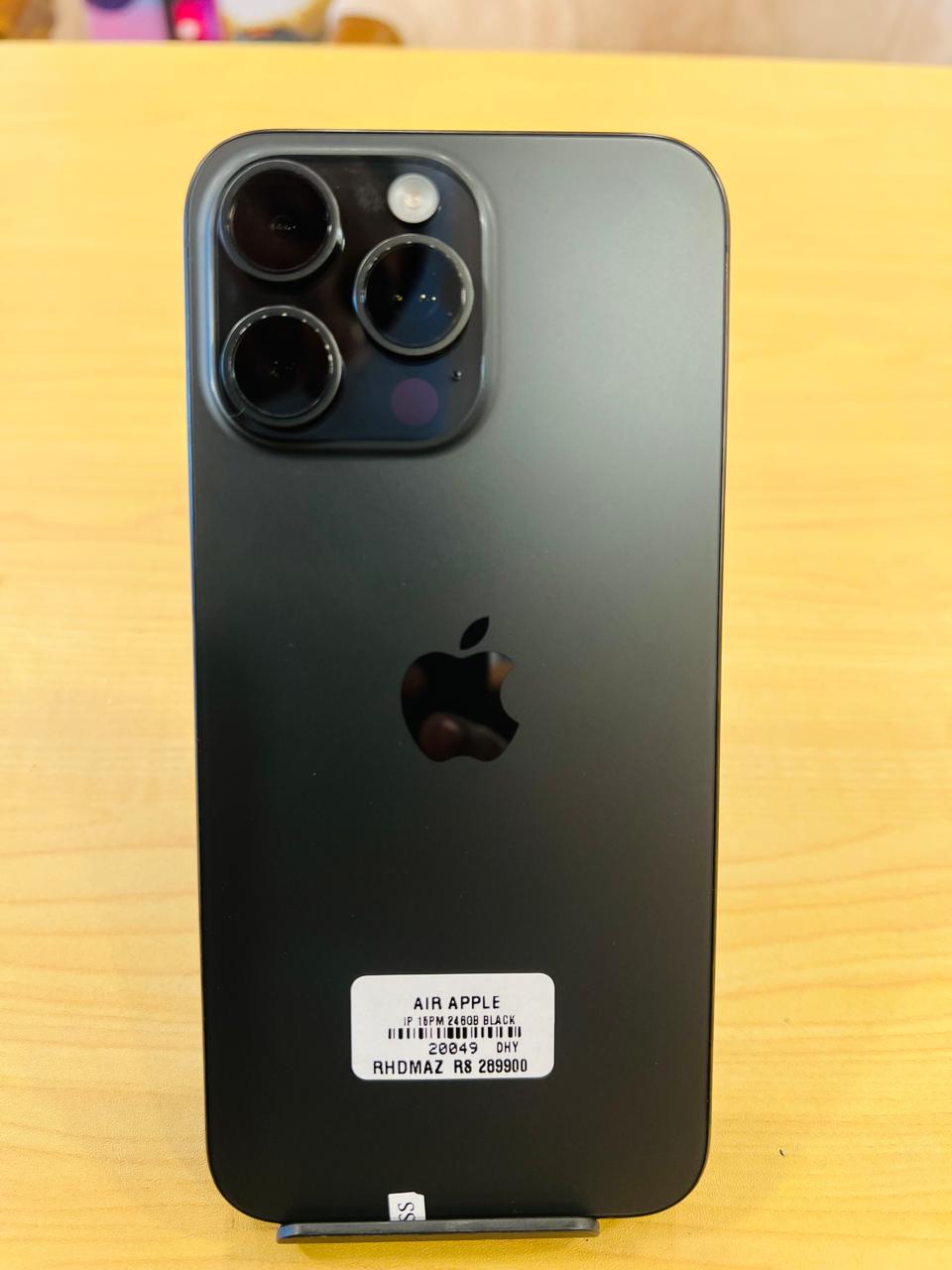 pre-owned iphone 15 promax 256GB black/ 350492191646277