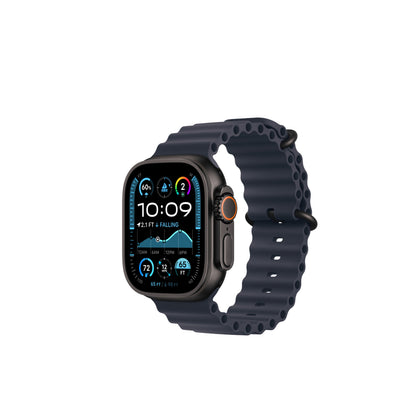 Apple Watch Ultra 2 Black Titanium Case Ocean Band