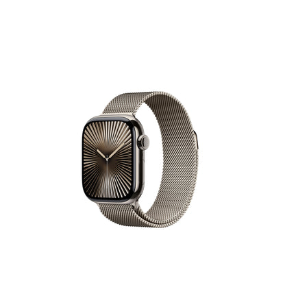 Apple Watch Series 10 42mm Titanium Case Milanese Loop