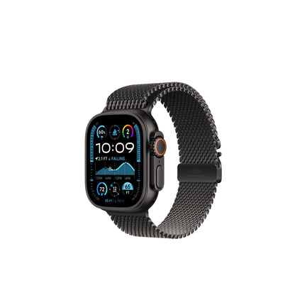 Apple Watch Ultra 2 Black Titanium Case Milanese