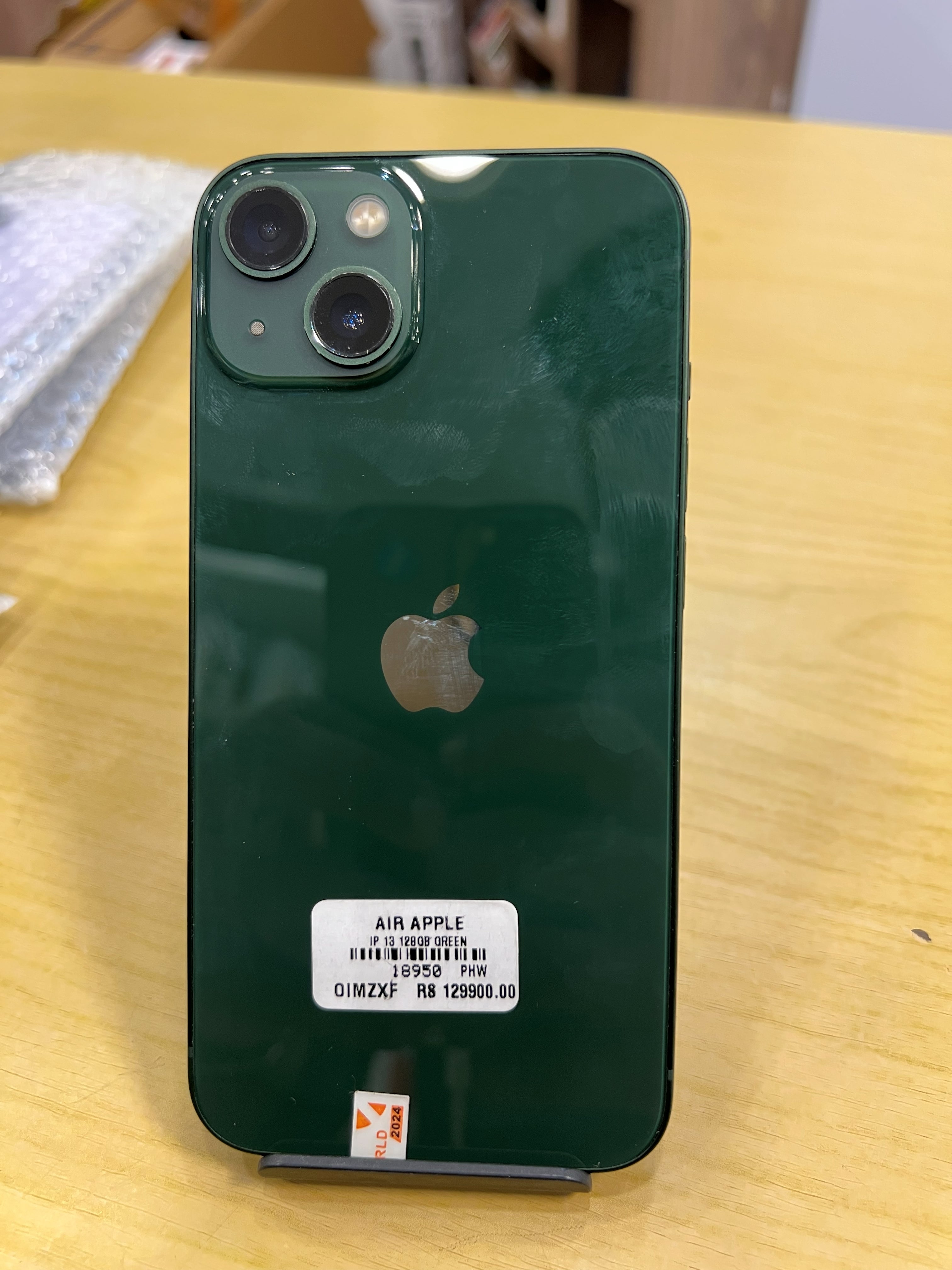 pre-owned iphone 13 128GB green/ 350639790979869
