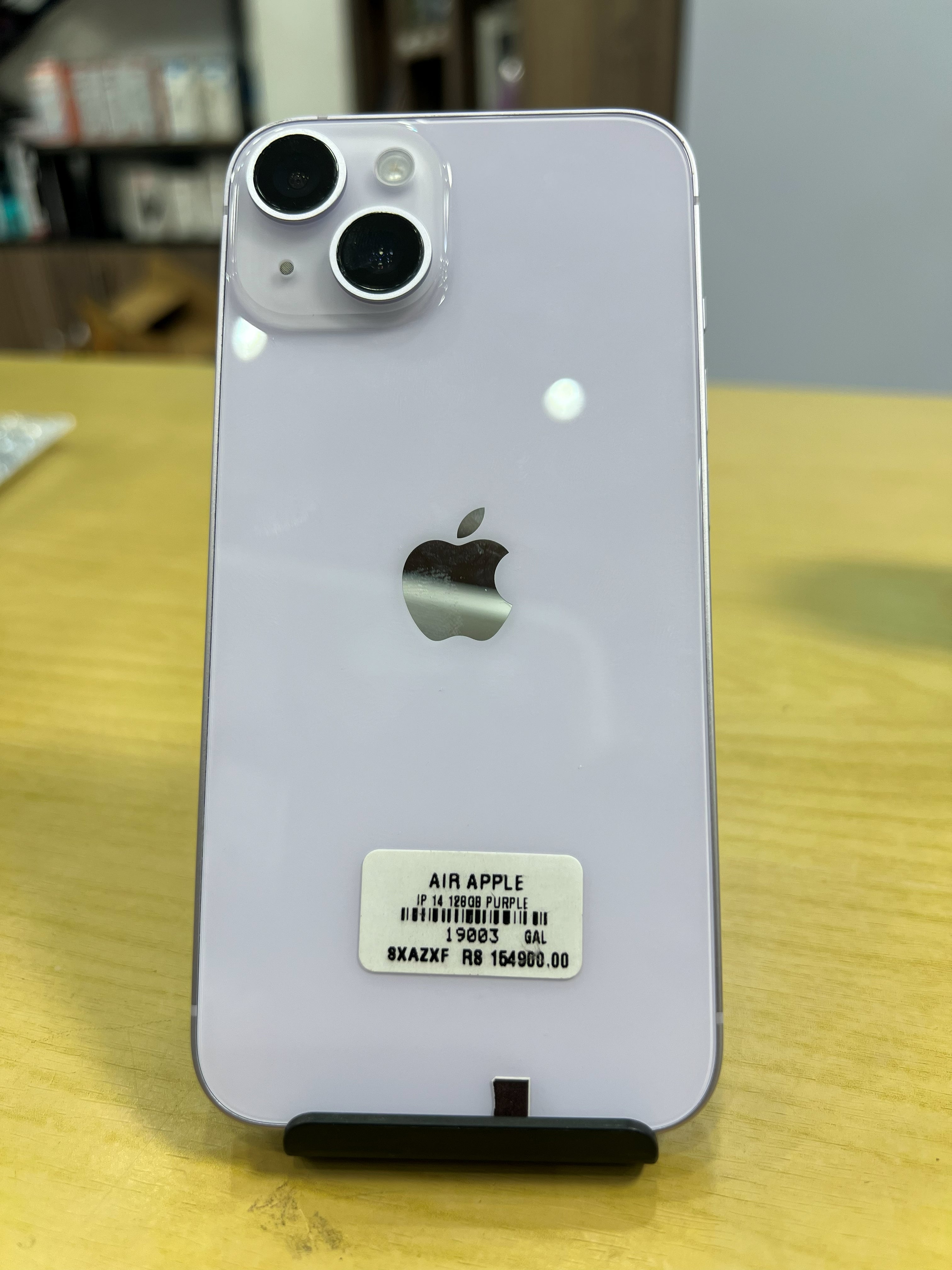 pre-owned iphone 14 128GB purple/ 35478880397249