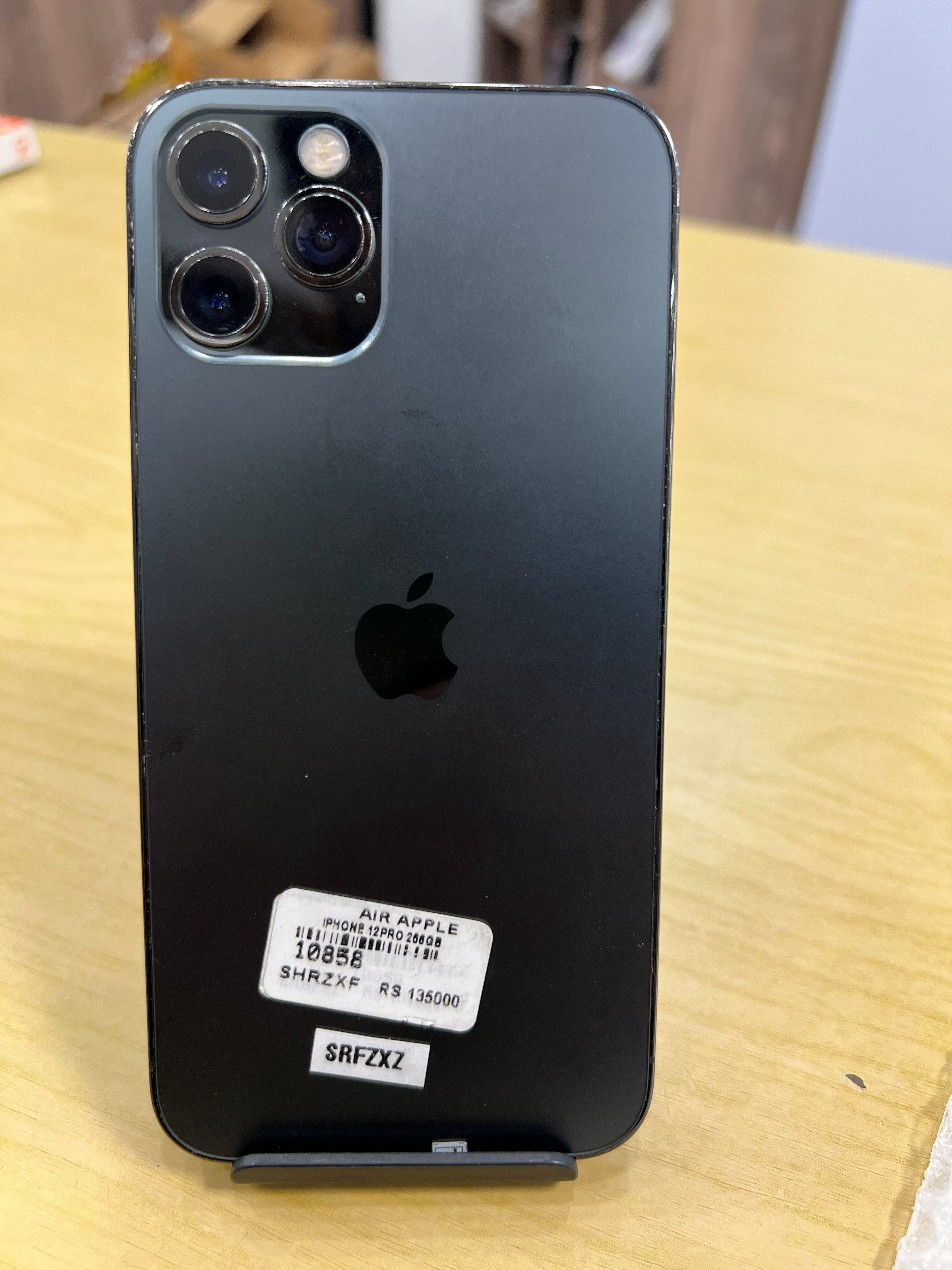 pre-owned iphone 12pro black 256GB/ 356682115717360