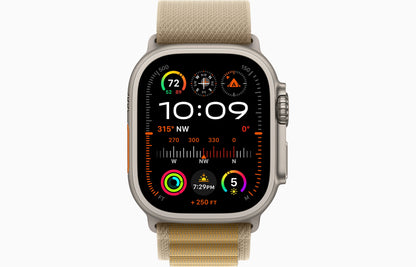 Apple Watch Ultra 2 Natural Titanium Case Alpine Loop