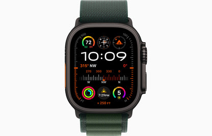 Apple Watch Ultra 2 Black Titanium Case Alpine Loop