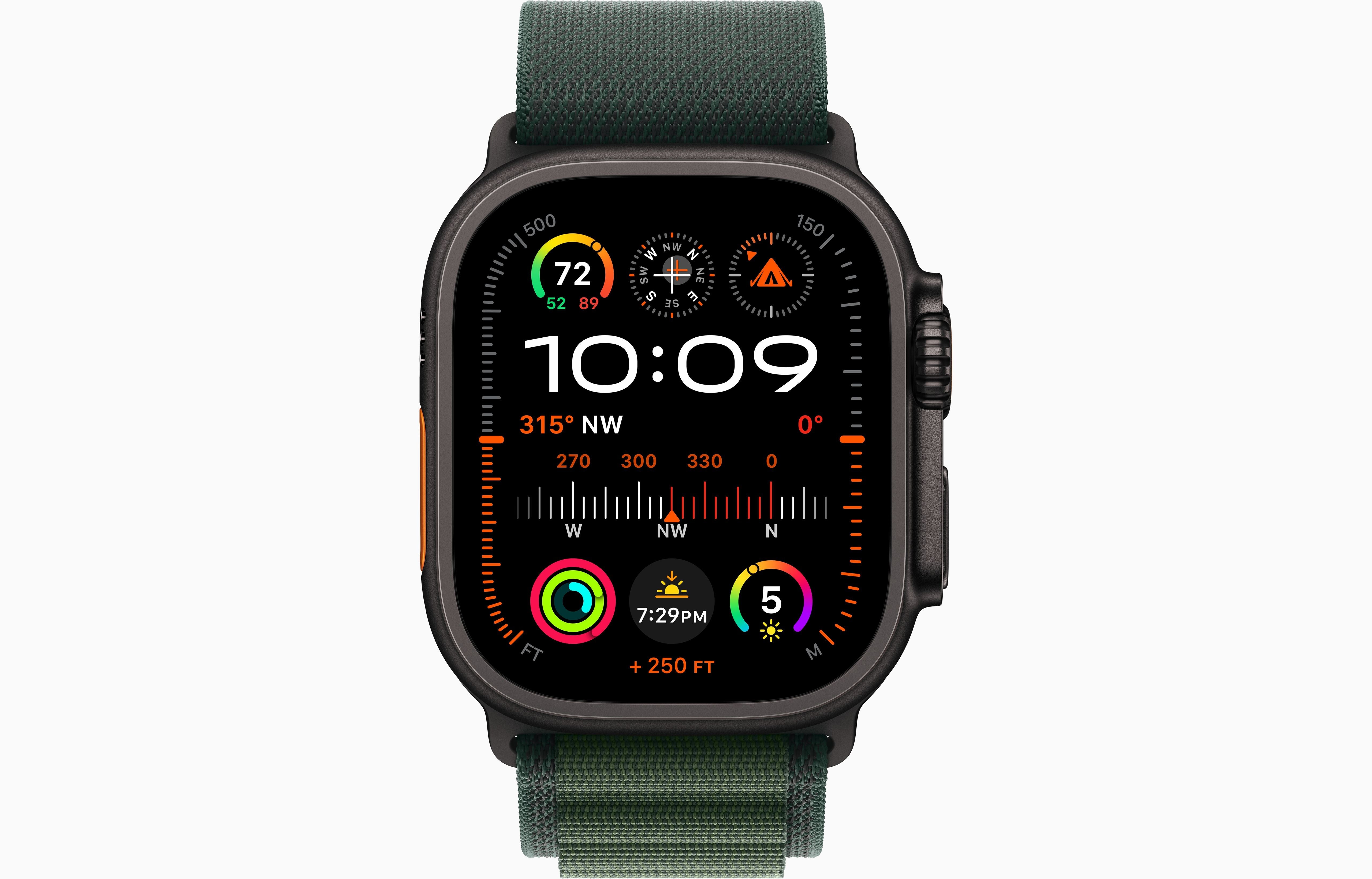 Apple Watch Ultra 2 Black Titanium Case Alpine Loop