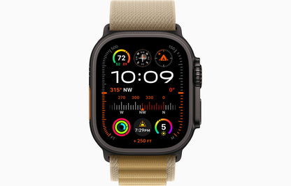 Apple Watch Ultra 2 Black Titanium Case Alpine Loop